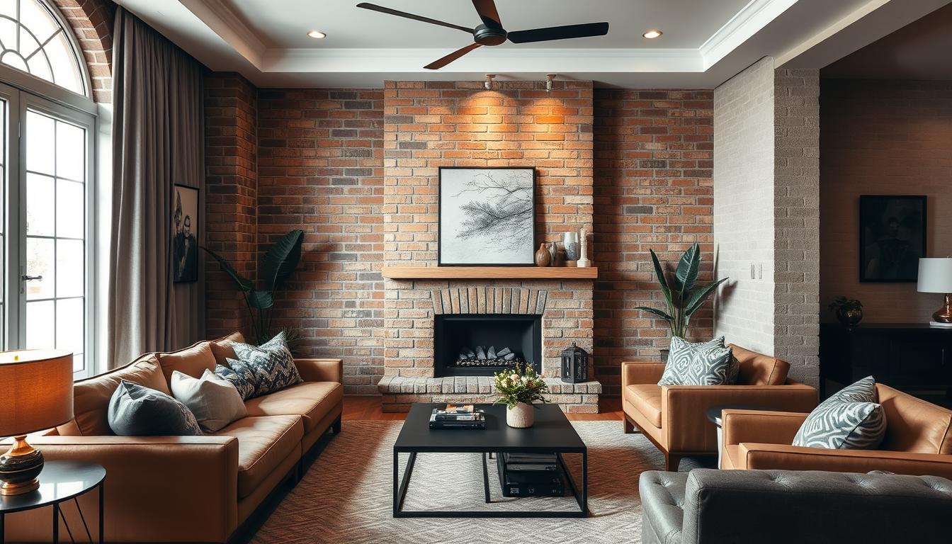 Brick Accent Wall Design