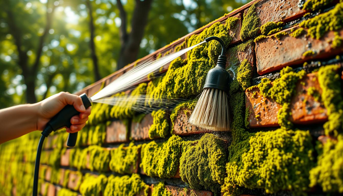 How to Clean Moss Off Brick