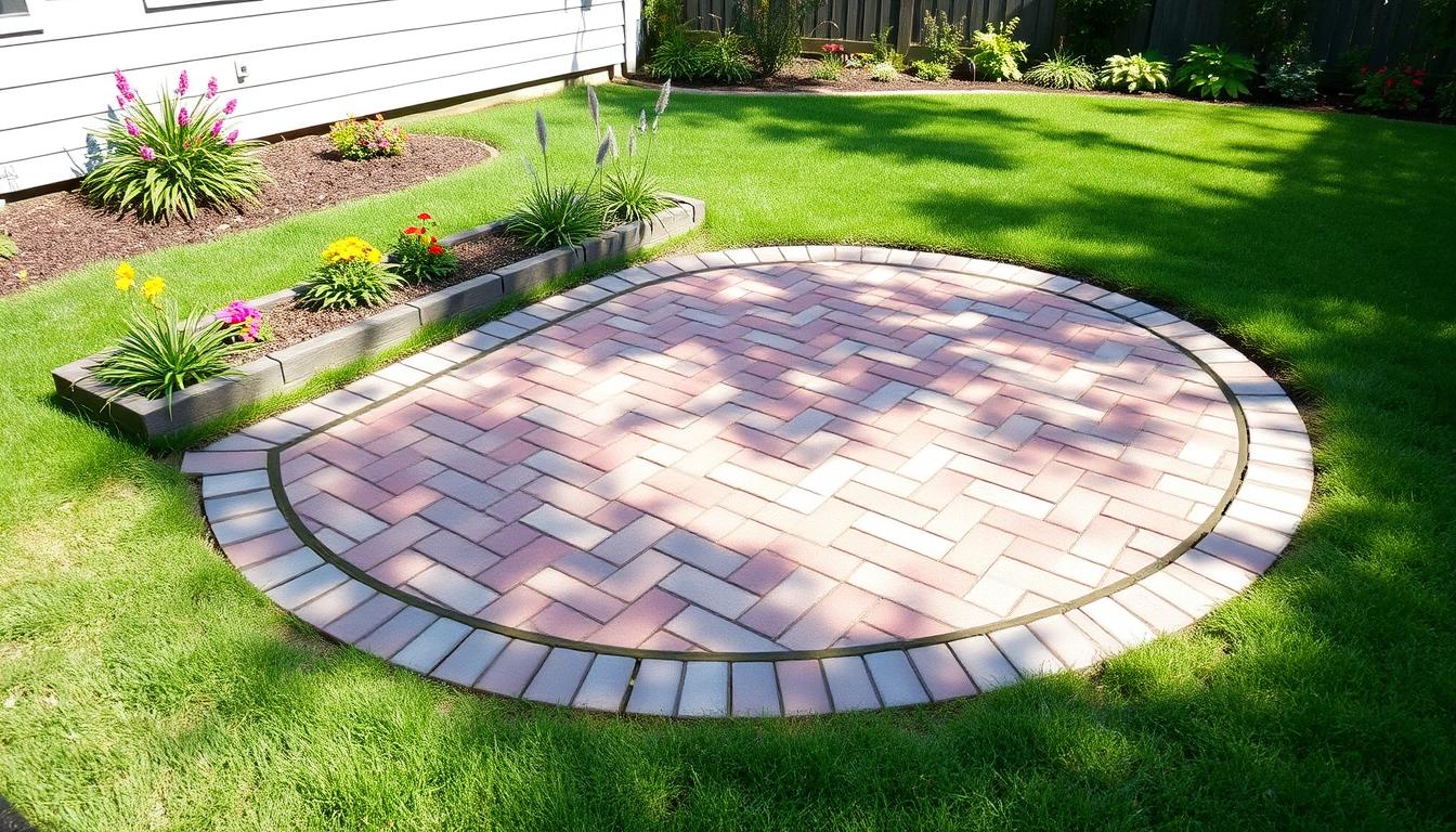 How to Make an Easy Brick Patio Pattern